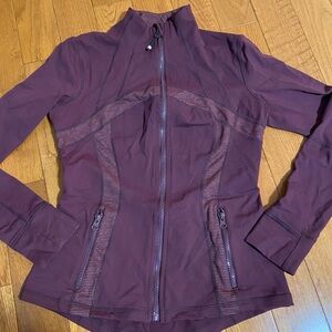 Lululemon Athletica Deep Purple or burgundy Utility Jacket